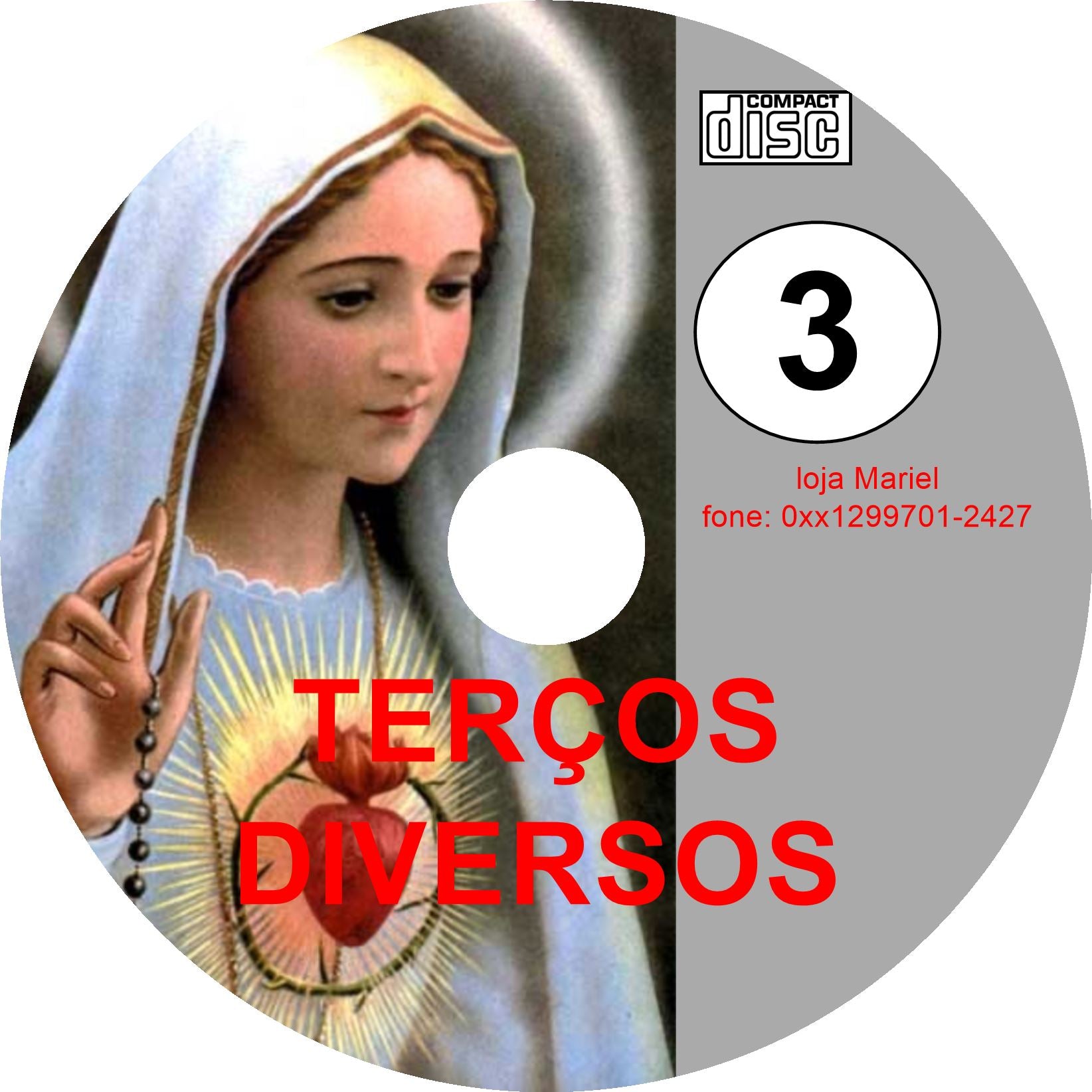CD Terços Diversos 3 CD Terços Diversos 3